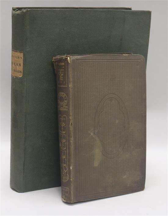 Landseer, John - Sebaean Researches, 4 quarto, cloth, with engraved title, frontis and illustrations in text,